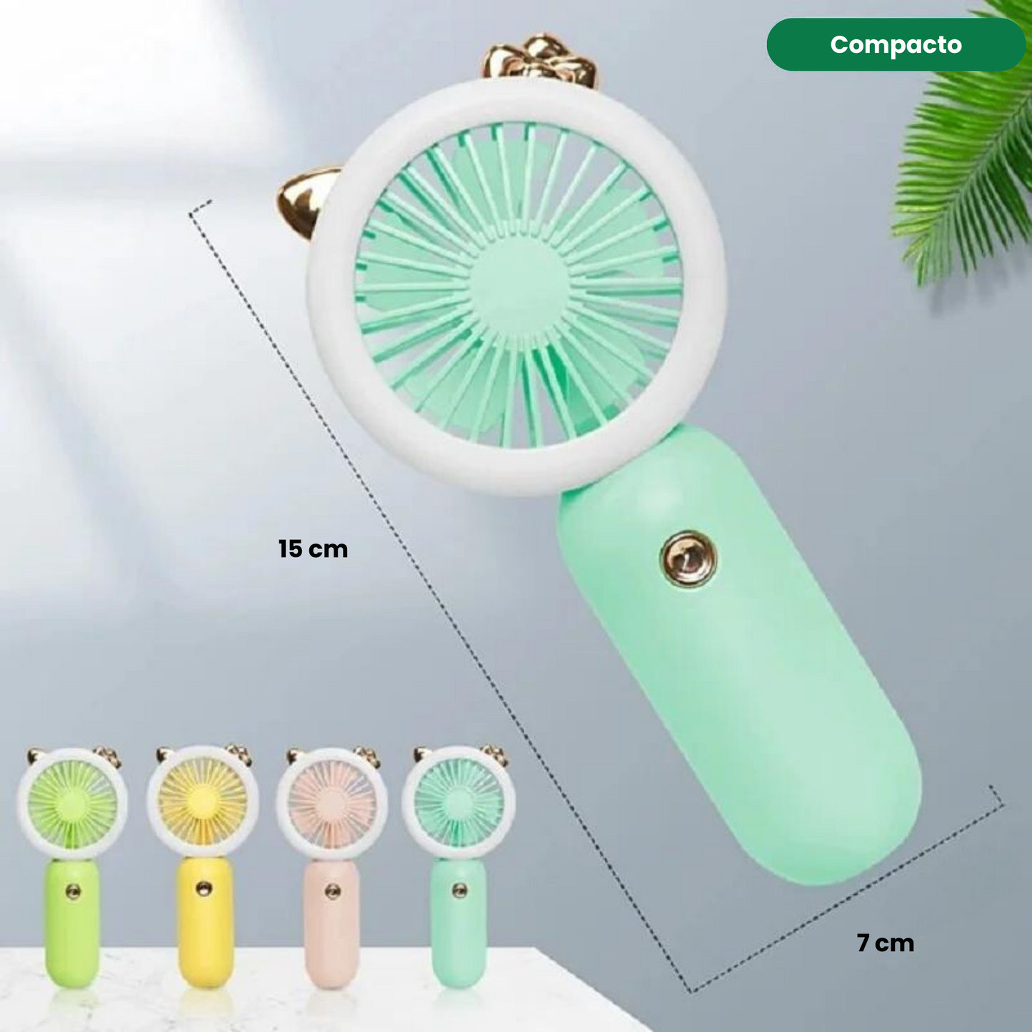 Mini Ventilador con Luz