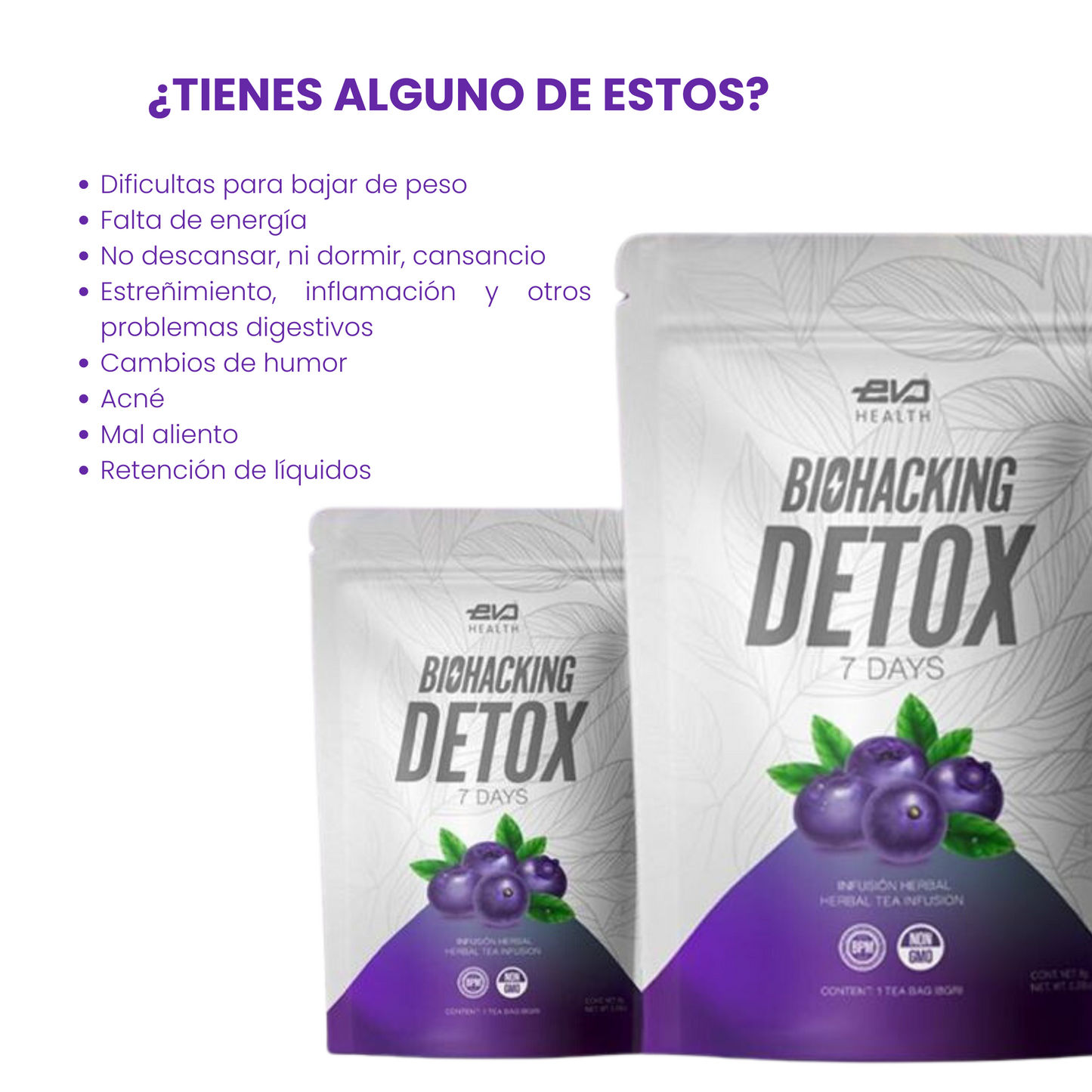 Reto Biohacking y Té DETOX 25 sobres