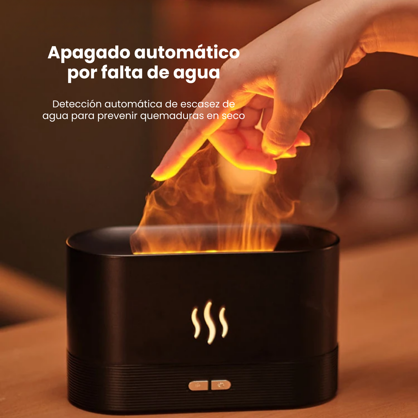 Humificador con forma de chimenea